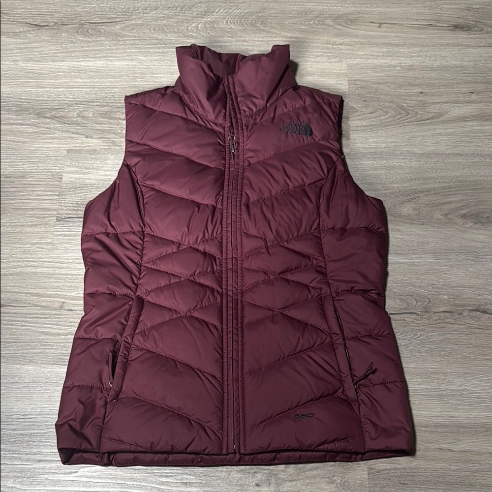 The North Face Women's Burgundy Puffer Vest